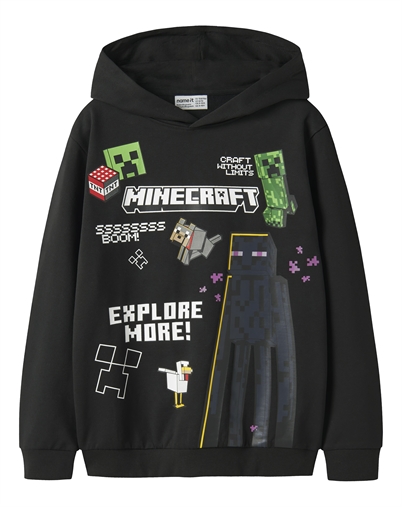 Name it - NKMJu Minecraft Hoodie - Black